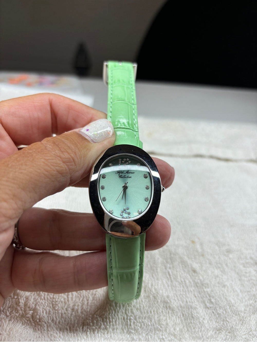 Ladies Mint Green Fashion Watch